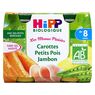 Hipp - Carottes petits pois jambon d�s 8 mois