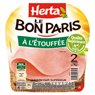 Jambon de Paris sans couenne 90g 2 tranches 