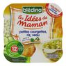 Bl�dina - Id�es de maman - Petites courgettes, riz, veau et une touche de fines herbes.