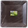 Cora - Assiettes carr�es carton chocolat