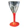Festine - Verres � vin en plastique pied rouge 18cl