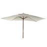 Pro Loisirs - Parasol bois �cru 