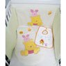 Babycalin - Lot douillette naissance + tour de lit + bavoir Winnie