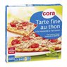 Cora - Tarte fine au thon aux tomates cerises et � la moutarde � l'ancienne