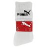 Puma - Paires de mi-chaussettes blanches 35/38