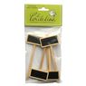La Cordeline - 5 �tiquettes bois ardoise