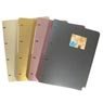 Cora - Classeur 21 x 29,7 cm souple coloris m�tal assortis
