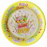 Lotus - 10 assiettes carton anniversaire