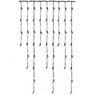 Cora - Frise stalactite �lectrique ext�rieure 180 microlampes clair