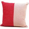 Influx - Coussin bicolore �cru / rouge