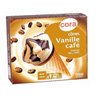 Cora - C�nes vanille / caf� feuillet�