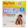 Huggies - Couches natural fit   Big Pack T5 11/19 kg 