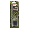 Cora - Stylo plume camouflage + 4 cartouches courtes bleue