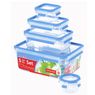 Emsa - Lot de 5 boites clip & close perfect sans bisph�nol A