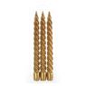 Devineau - Bougies flambeaux torsad�es or