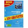 Clairefontaine - Feuilles mobiles 21 x 29,7 cm grands carreaux