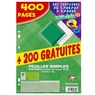 Clairefontaine - Etui 200 feuilles simples 21 x 29.7 cm petits carreaux