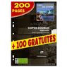 Clairefontaine - Copies doubles 21 x 29.7 cm  grands carreaux