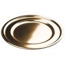  - Assiettes rondes or brillant 23cm