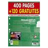 Clairefontaine - Feuilles mobiles 21 x 29,7 cm petits carreaux perfor�es