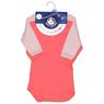 Petit Bateau - 2 bodies dessus dessous fille manches longues 3 mois