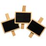 La Cordeline - 3 �tiquettes bois ardoise �pingle et magnet