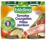 Bl�dina - Tomates courgettes p�tes et jambon, d�s 8 mois