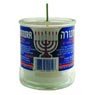 Menora - Bougie nechamah timbale verre 26 Heures