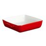 Pyrex - Plat carr� wawe rouge 