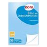 Cora - Bloc de correspondance 21 x 29,7 cm 50 feuilles lign�es