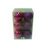 Cora - Lot de 12 boules unies 
