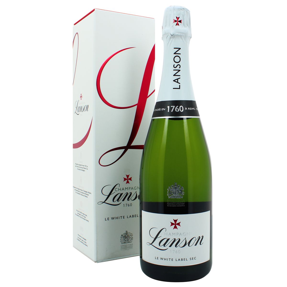 Livraison à domicile Lanson Champagne Brut cuvée White Label 75cl