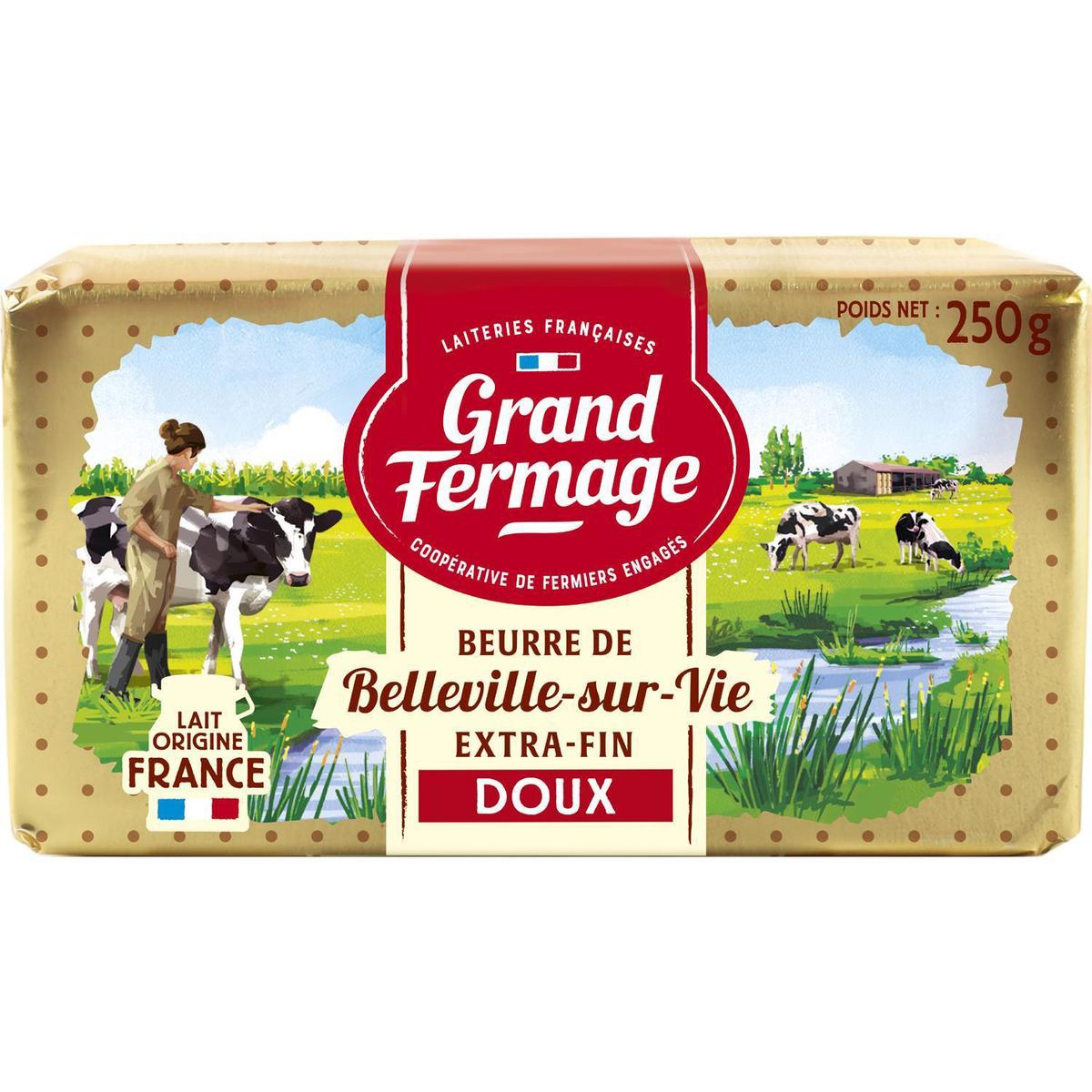 Livraison à domicile Grand Fermage Beurre doux 250g