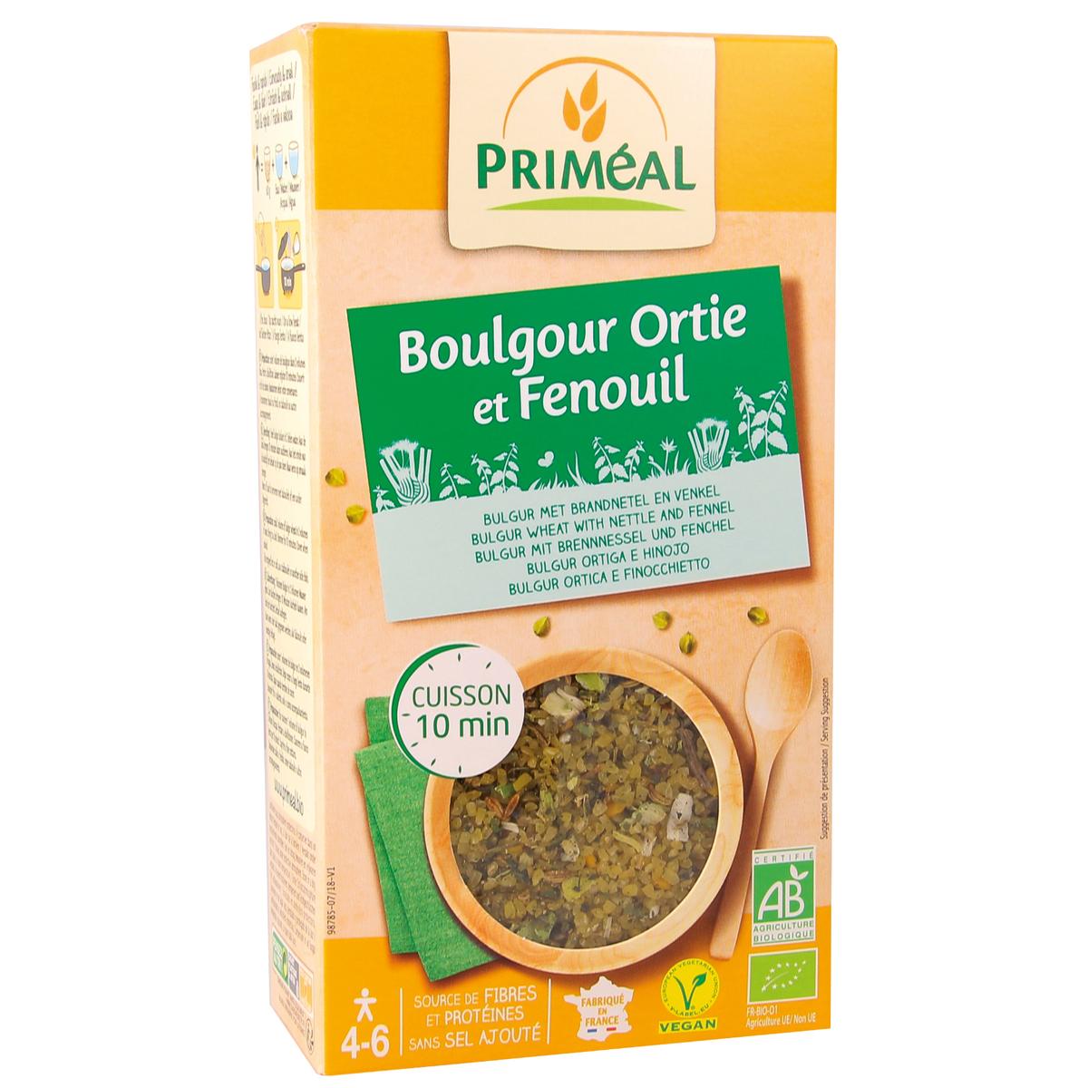 Achat Vente Priméal Boulgour Ortie et Fenouil Bio et Vegan 300g