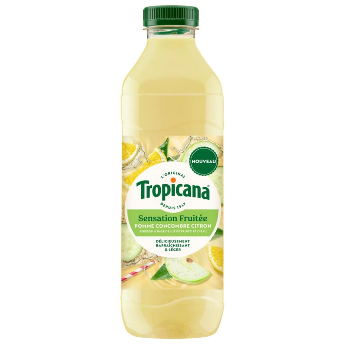 Achat Vente Tropicana Jus De Fruits Pomme Concombre Et Citron 1L