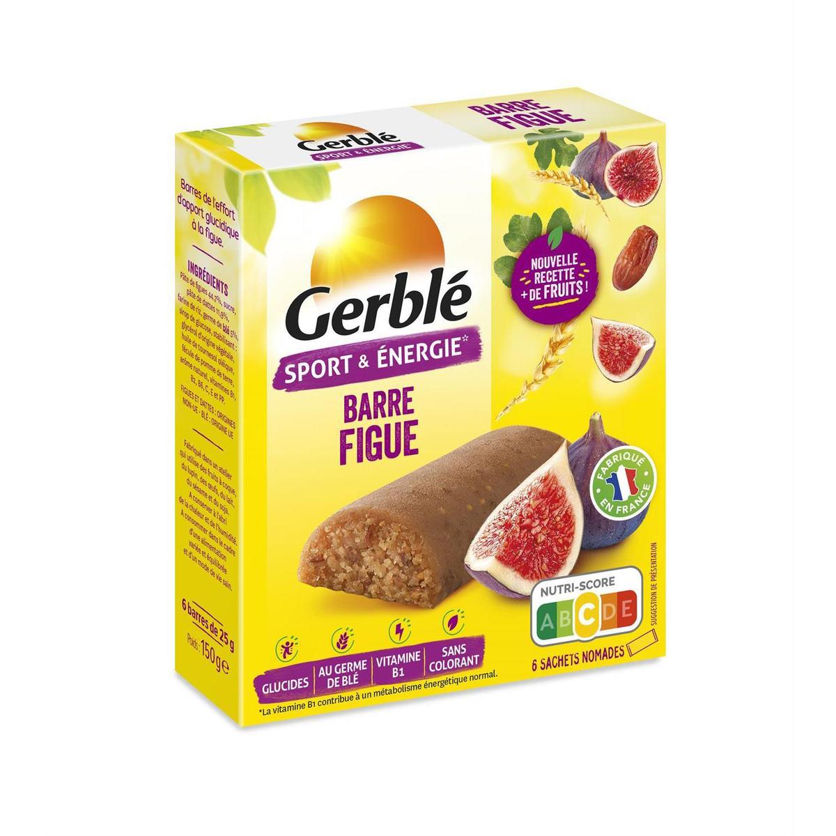 Acheter Gerblé Sport et Energie 6 Barres figue sport et énergie 6x25g