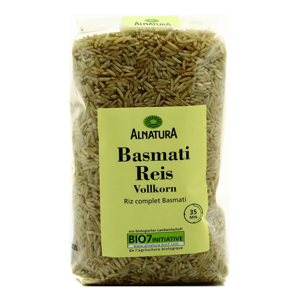 Livraison à domicile Alnatura Riz complet Basmati bio 500g