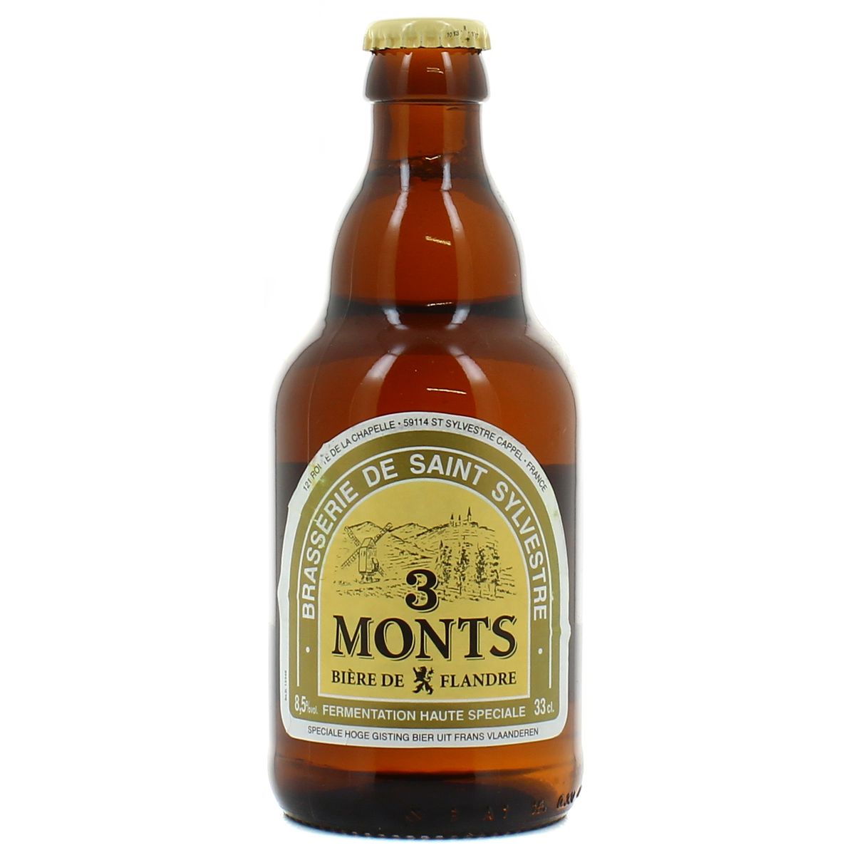 Livraison à domicile 3 Monts Bière blonde 8 5 33cl