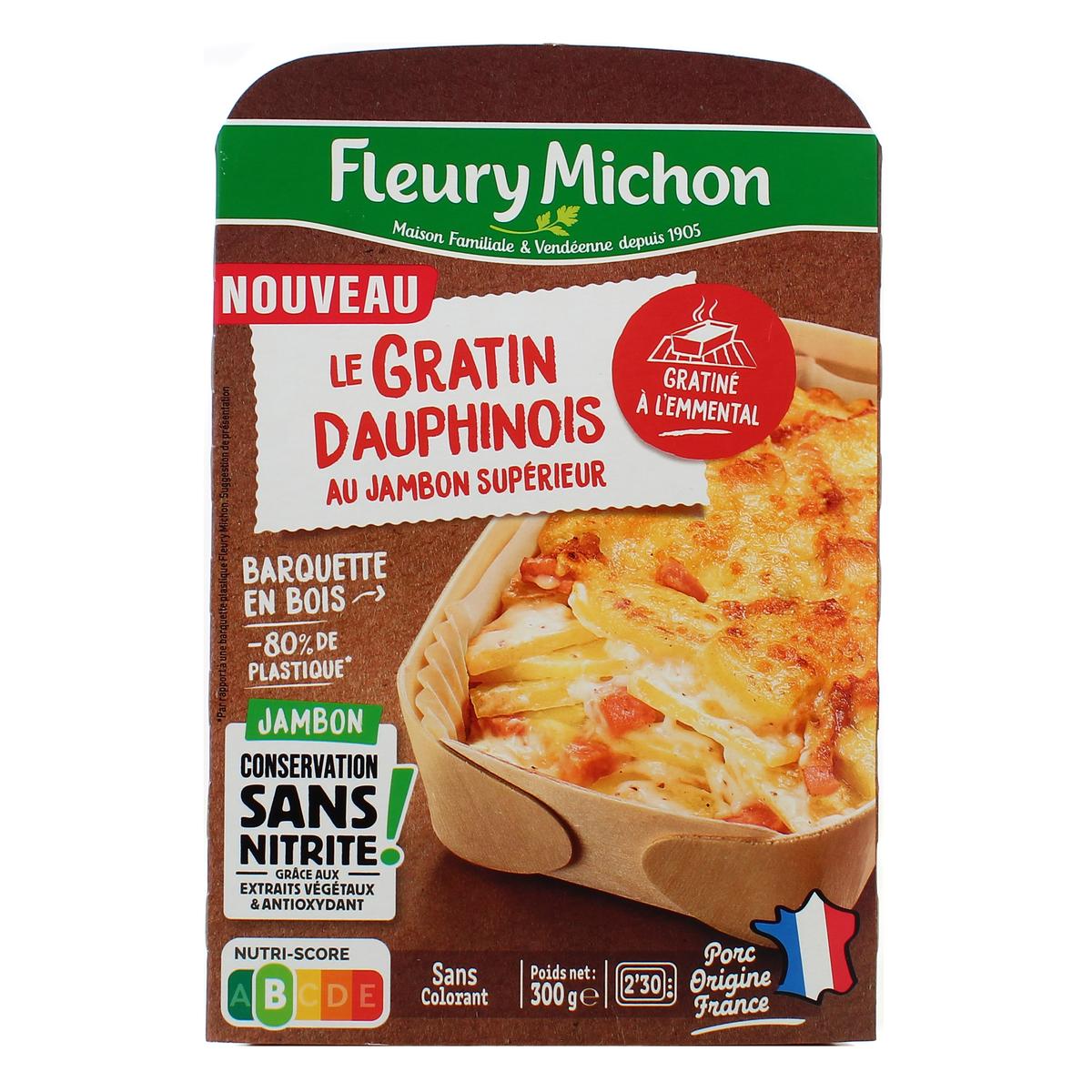 Acheter Fleury Michon Le Gratin Dauphinois au Jambon Supérieur 300g