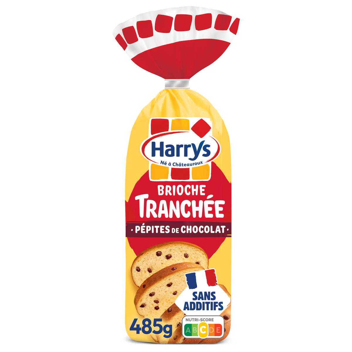 Achat Harrys Brioche Tranchée Pépites de Chocolat Sans Additifs 485g