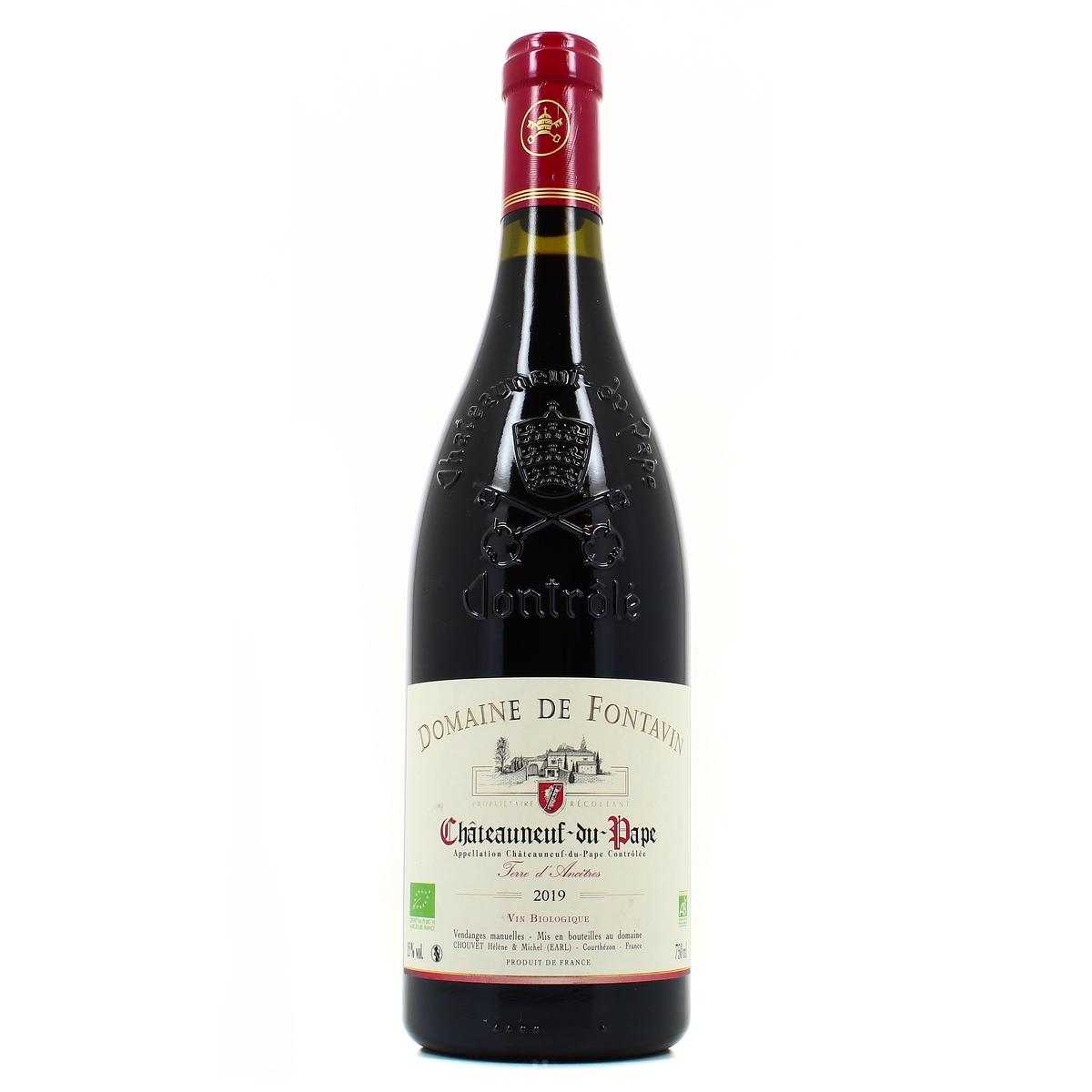 Acheter Chateauneuf Du Pape Rouge AOC Domaine De Fontavin Bio 75cl