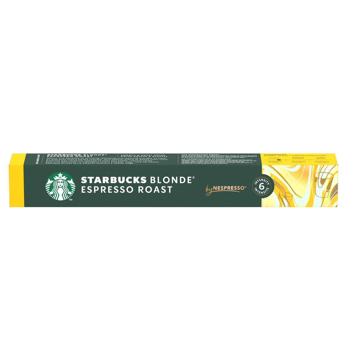 Acheter Starbucks by Nespresso Café Blonde Espresso Roast intensité 6