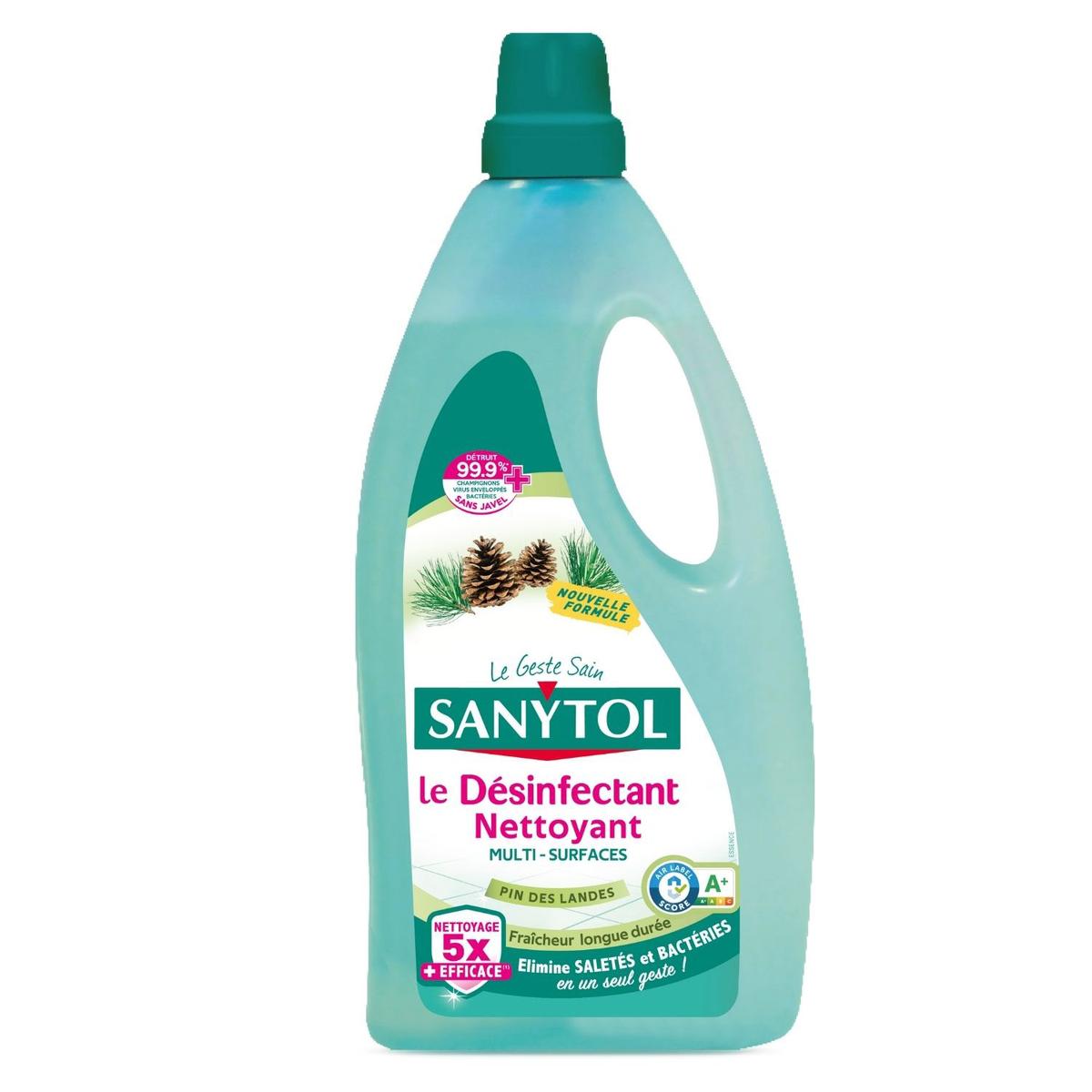 Promo Sanytol Désinfectant Nettoyant Multi usages Pin de Méditerranée