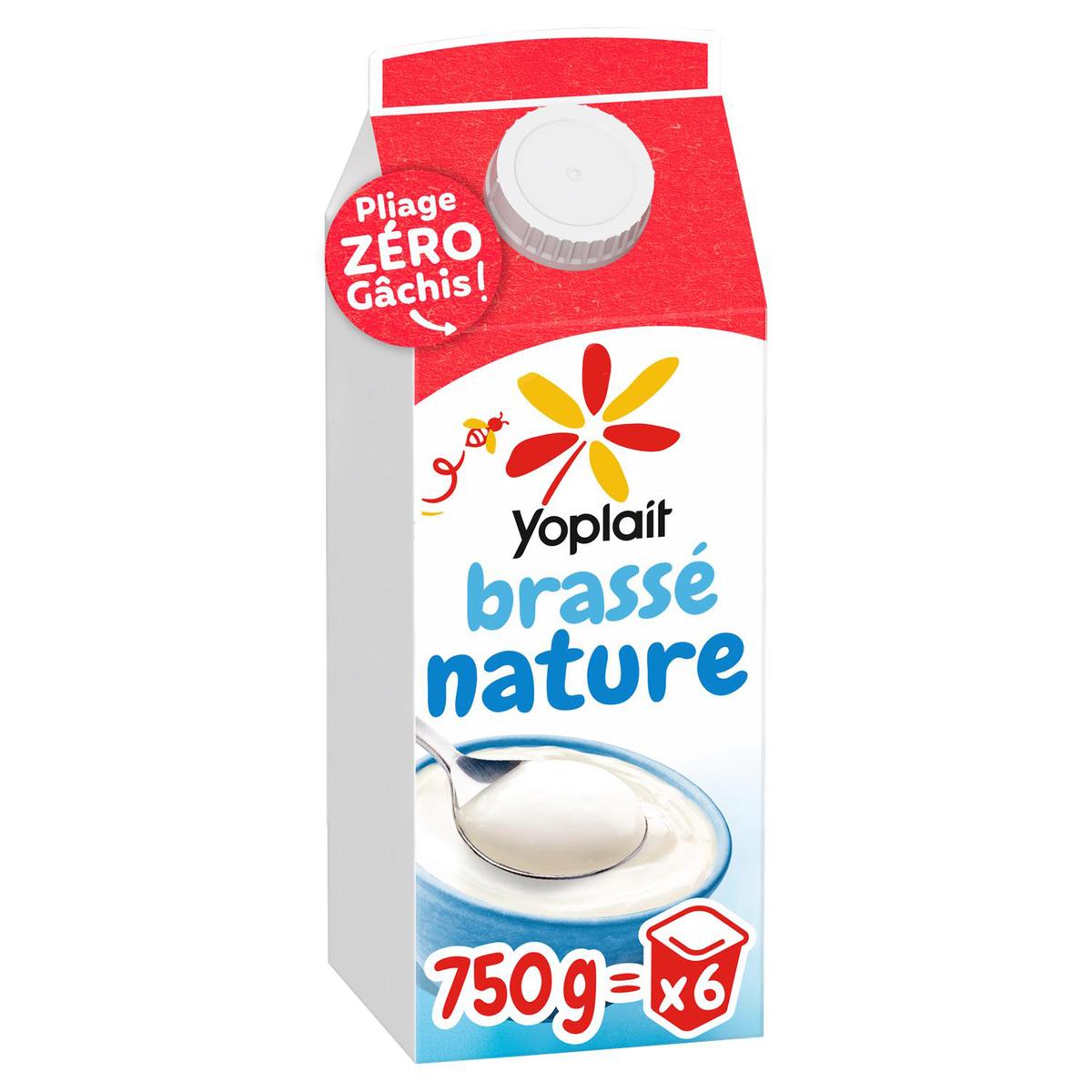 Livraison à domicile Yoplait Yaourt Brassé Nature en Brique 750g