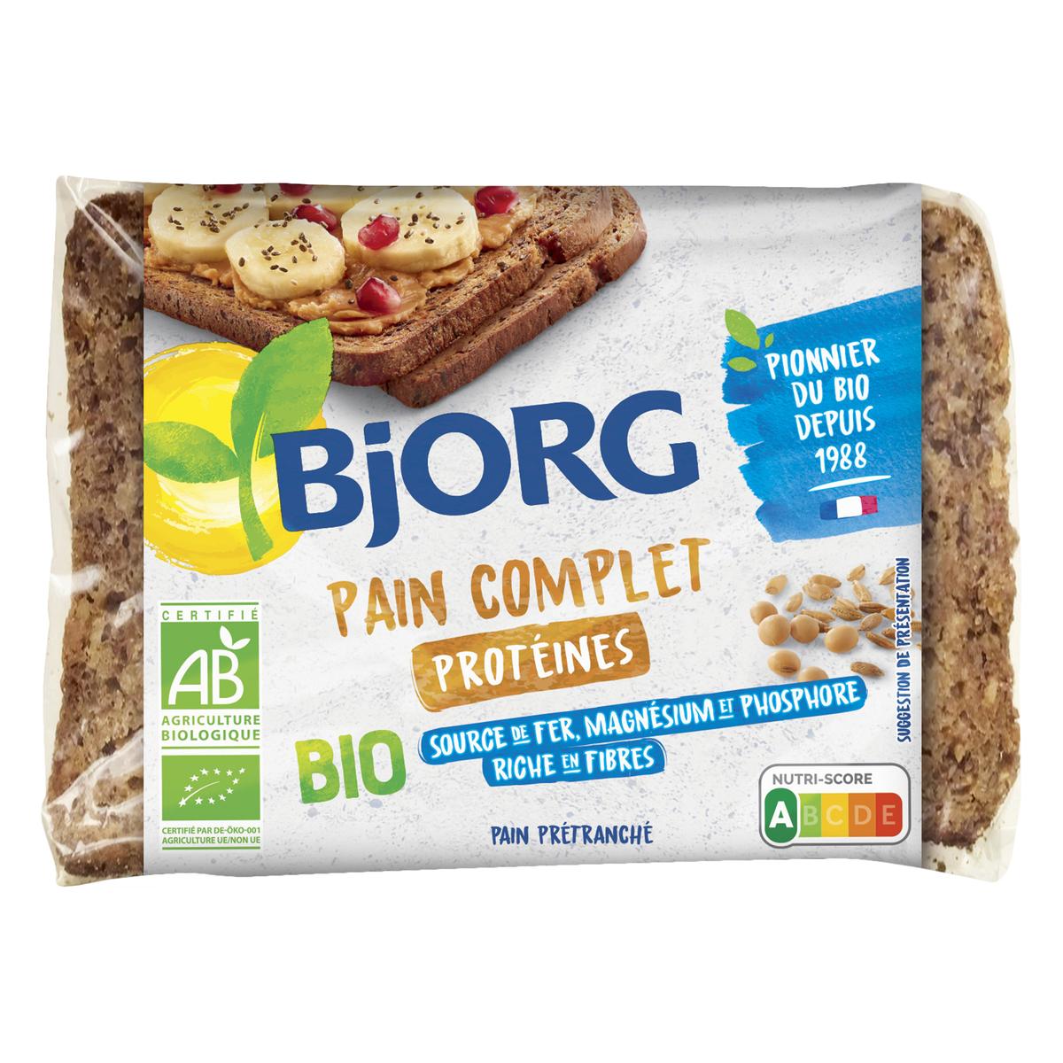 Livraison à domicile Bjorg Pain Complet Proteine Bio 250g