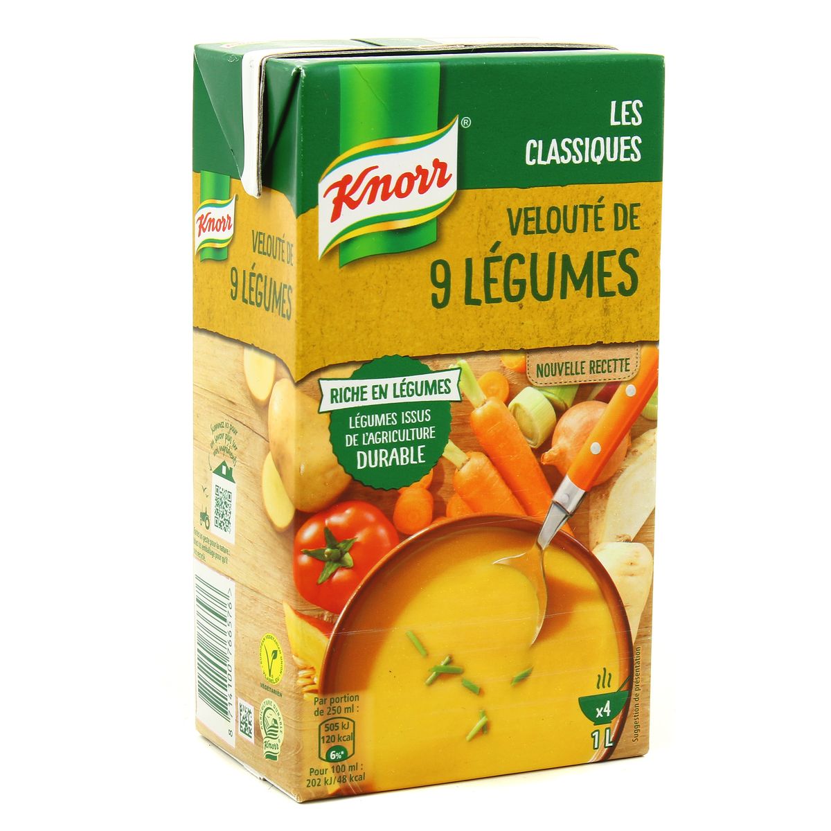 Livraison à domicile Knorr Velouté de 9 légumes 1L