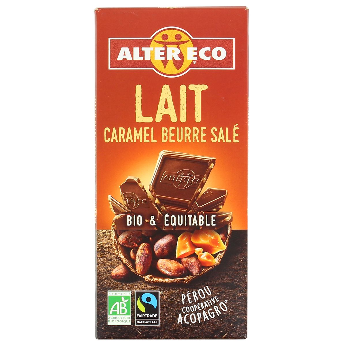 Alter Eco Commerce Equitable Chocolat lait caramel beurre salé bio