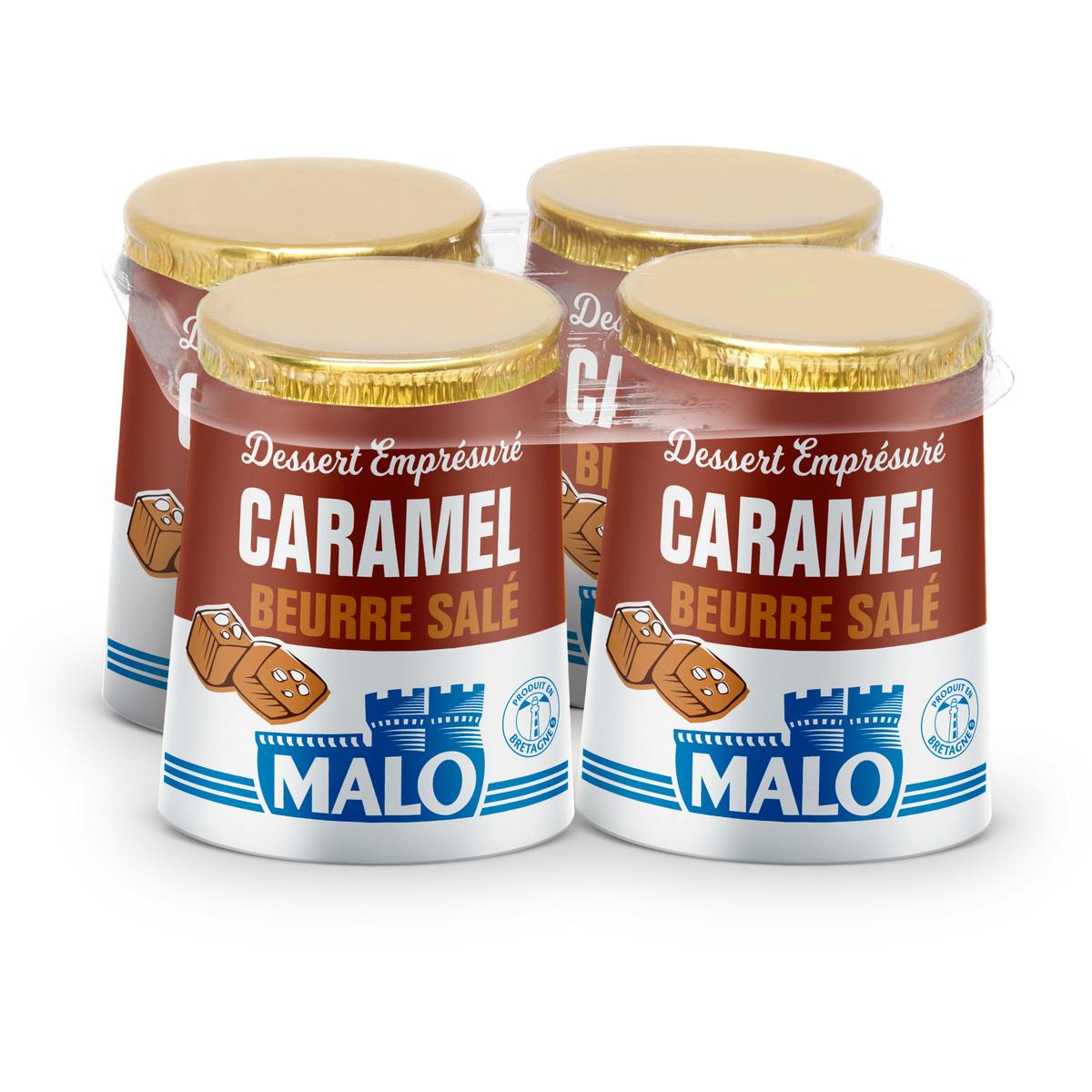 Livraison à domicile Malo Empresuré caramel beurre salé 4x125g