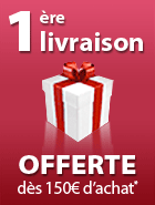Frais de livraison offert pour une premiere commande de 150&euro;� 