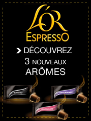 D�couvrez 3 nouveaux ar�mes de l'Or EspressO